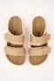 Berry Flexible Adjustable Two Velcro Anatomical Poly Comfort Cool Comfortable Women's Daily Sandals Slippers - 5