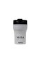 "Low Tide" 250ml Travel Coffee Mug Black/White - 4
