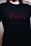 Lylies Red Stone Printed Relaxed Fit Black Women's Tshirt - 2