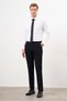 Men's Black Basic Plain Slim Fit Slim Fit 6 Drop Suit - 7
