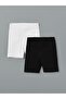 Girls' Elasticated Pajama Bottoms, 2-Piece Set