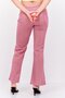 Women Petite Wide Leg Metallic Pants, Pink - 4