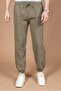 Men's Raw Cloth Comfortable Fit 100% Natural Cotton Elastic Leg Sweatpants Bottom Pants 2045 - 2