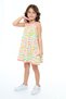 Girls' Full Color Printed Dress - 2