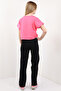 Girl's Colorful Zebra Printed Tracksuit - 2
