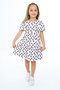 Girl's Full Tulip Printed Dress
