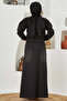 2058- Denim Skirt Black - 3