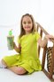 Girl's Ruffle Detailed Embroidered Dress - 5