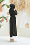 Black Tunic - 6613 Model with Pockets and Laces - 3