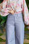 1067-ball Leg Trousers Blue - 2
