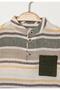Stylish Patterned Shirt Striped Waist-Adjustable Short-Sleeve Shorts 2-Piece Set for Kids and Baby Clothing Special - 5