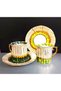 Arni Porcelain Hand Painted Set of 2 Coffee Cups