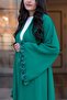 Emerald Sleeve Floral Detailed Zahra Abaya - 5