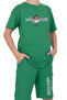 Urban Nyc Printed Boy's Short Sleeve Double Pocket Bottom-Top Suit - 4