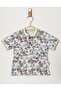 Lakos Style Palm Print Adjustable Short Sleeve Shorts Set for Kids and Baby - 4