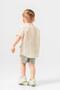 Stylish Patterned Shirt Striped Waist-Adjustable Short-Sleeve Shorts 2-Piece Set for Kids and Baby Clothing Special - 3