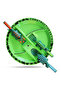 Eating Plate w/ Spoon, Fork & Pusher - Dinosaur - 4