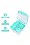 3/4/5 Compartment Convertible 1250ml Bento Lunch Box with 150ml Gravy Bowl - Green - 3