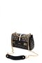 Smoked - Black Monogram Women's Crossbody Bag Sp1139 - 6
