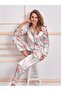 5654 Women's 2-Piece Satin Pajama Set - 2