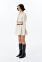 Mini Balloon Skirt with Belt Accessories and Pockets Stone - 4