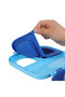 Bento Lunch Box w / t handle - Blue - 7