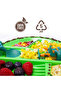 Eating Plate w/ Spoon, Fork & Pusher - Dinosaur - 2