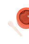 Lunch Box with Folding Spoon - Pink - 6