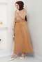 Camel Suede Mevlana Skirt - Belted, Hm2607 - 2