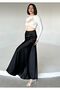 Women's Chic Satin Belt Elastic 100 cm Maxi Length A-Line Skirt - 5