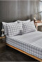 Fitted Sheet Set Cotton-Pillowcase / Single - Double - King