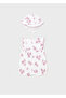 Summer Baby Girl Short Jumpsuit Hat Set - 2