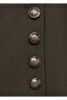 Straight Cut Trousers with Jewelled Buttons - 6
