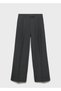 Straight-Cut Fabric Trousers - 3