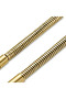 Gold Color Unisex Snake Chain (4 mm) Steel Bracelet - 3
