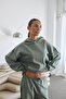 Khaki Star Hoodie Sweatshirt