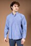 Men's Long Sleeve Classic Regular Fit Plain Natural Cotton Dad Shirt 8180 - 3