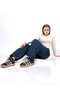 Girls Wide Baggy Fit Wide Leg Cargo Jeans - 2