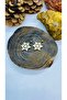 Handmade ceramic ship rudder figure earrings - 3