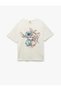 Cotton Licensed Stitch Printed Crew Neck Short Sleeve T-Shirt