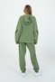 Boy/Girl's Zippered Double Pocket Detailed Hooded Tracksuit Set - 8