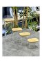 Malib Series Luxury 4 Piece Borosilicate Glass Square Jar Set
