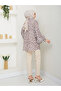 Leopard Print Jessica Shirt Standert Size Long Sleeve 2508 Brown - 5