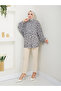 Leopard Patterned Jesi̇Ca Shirt Standert Size Long Sleeve Si̇Yah - 3