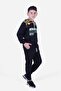 Kangaroo Pocket Camouflage Patterned Hooded Lace Up Bottom-Top Tracksuit Set