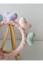 Pink Children's Crown Plush Children's Crown with Colorful Heart - 8
