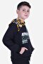 Kangaroo Pocket Camouflage Patterned Hooded Lace Up Bottom-Top Tracksuit Set - 6