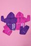 Love City Printed, Zippered, Hooded 2-Piece Girls Tracksuit Set