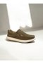 Men's Genuine Leather Eva Sole Lace-Free Light and Orthopedic Casual Shoes - 2