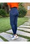 2003 Women's Lycra Skinny Slim Fit Jeans Jeans Denim Pants - Dark Blue - 4